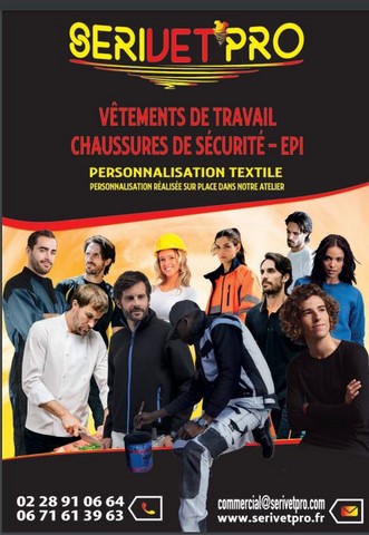 CATALOGUE SERIVETPRO VETEMENT DE TRAVAIL CHAUSSURES DE SECURITE EPI NANTES 44